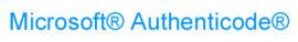 Microsoft® Authenticode® kopiera Microsoft® Authenticode® kopiera